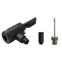 3Pcs Prestas Schrader Valves Adapter, Pump Needle, Bike Tire Valves Pump Adapters, Pump Tool Bike Pump Accessory black