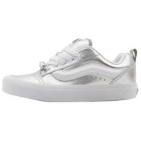 Vans Knu Skool Support Low top Skateboard Shoes Unisex Silver VN000E9XSLV 38