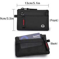 New X-Pac Material RFID Smart Wallet Thin RFID Blocking Card Holder Lightweight Coin Purse juoda