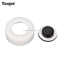 Tonjet TIQ 80mm IBC Plastic Dust Cap Valve Cover Set Smooth Surface Tank Lid Cap Tote Fittings DN80&Polyethylene