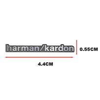 2/4pcs High-quality Harman Kardon metal automotive accessories, high-fidelity audio speakers, and stereo audio emblem stickers small-2pcs