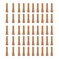 50PCS   Plucking Fingers Poultry Hair Removal Rubber Stick Replacement for Automatic Plucker Machine Parts beige