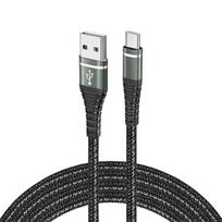 Fast Charging USB C Data Cable 3A for 17 16 15 Ipad Pro Samsung S26 Type C Carplay Wire Nylon Braided USB C Cable 1m gray