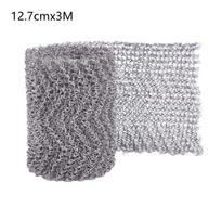 Vario tinklinio filtro stulpelio užpildas Austo vielos tinklo filtras distiliavimui 12,7 cm Distiliavimo aparatas Namų alaus gamyba 3 m / 6 m white