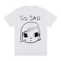 Yoshitomo Nara Sad Vintage T-shirt Japan Party Cotton Men T Shirt New Tee Tshirt Womens Tops S juoda