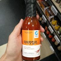 Chungjungone Thai Hot Chili Sauce 235g One thing brown