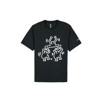 Converse x /Keith Haring T Shirt Men's Black 10022254-A01 L juoda