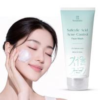 Seoulskin 2% Salicylic Acid Acne Control Face Wash for Oily & Acne Prone Skin | With AHAs for Pore Cleansing, Oil Control & Sebum Regulation | Tr white
