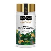 Kapiva KSM-66 Ashwagandha (500mg) | Clinically Proven with 5% Withanolides | 100% Root Extract | Supports Cortisol Balance, Strength & Vitality
