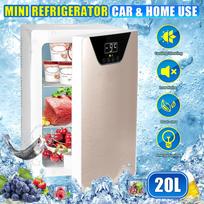 Mini Car Refrigerator LCD Display Outdoor Portable Fridge Freezer Cooler or Warmer For Home Travel Camping 20L auksas