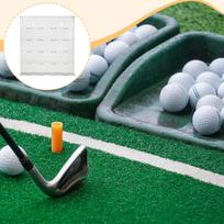 Golfo kamuoliukų ekspozicinis dėklas Įrangos lazdų stovas Teniso dovana entuziastams No Lid for 20 Ball gray
