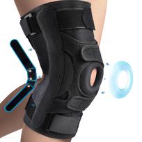 Neoprene Knee Pads Hardware Support Strips Sports Knee Pads Neoprene Protective Gear  Breathable and Comfortable M black