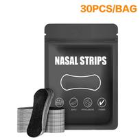 Anti Snoring Nose Strips for Breathing Correction Physical Expansion Breathable Nasal Patch Better Sleep Anti-Snoring Nasal Stri gray