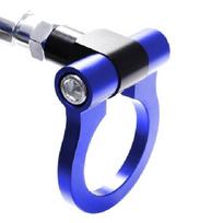 Blue Track Racing Style Aluminum Tow Hook For Nissan 370Z GT-R Juke Infiniti G37 blue