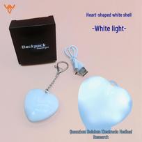 Heart-shaped LED Keychain: Creative Luminous Night Light with Touch Sensor 1w