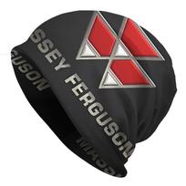 Bonnet Hats Massey Ferguson Men Women's Thin Hat Logo Triple Red Triangle Autumn Spring Cap Design Skullies Beanies Caps One Size gray