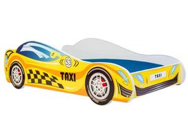 Vaikiška lova Car II su čiužiniu 150 cm x 74 cm x 44 cm, automobilis taksi