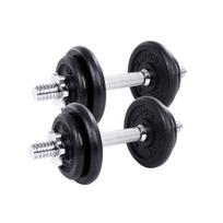 Svarmenų rinkinys SYL20T 2x20 kg, juodos spalvos
