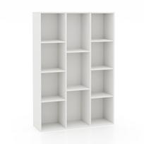 Pastatoma lentyna 74x24x106cm., baltos spalvos