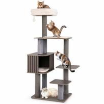 Draskyklė namelis 58x48x151cm., tamsiai pilkos spalvos
