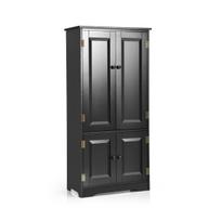 Virtuvės spintelė 59x32x123cm., juodos spalvos
