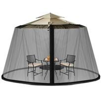 Pavėsinės tinklelis nuo uodų 400x230cm., juodos spalvos