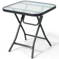 Sulankstomas lauko stalas 46,5x46,5x42cm., juodos spalvos