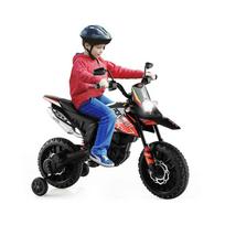 Elektrinis vaikiškas motociklas 106,5x56x80cm., juodos spalvos