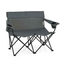 Sulankstomas suolas 132x66x96cm., pilkos/juodos spalvos