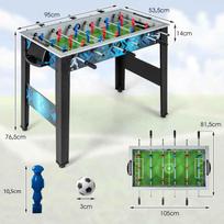 Futbolo stalas 95x53,5x76,5cm., įvairių spalvų