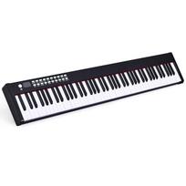 Skaitmeninis pianinas 127x21,5x6,5cm., juodos/baltos spalvos