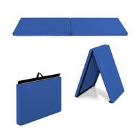 Gimnastikos kilimėlis 180x60x4cm., mėlynos spalvos