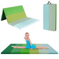 Gimnastikos kilimėlis 180x120x3cm., žalios spalvos