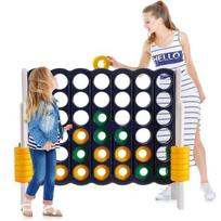 Lauko žaidimas keturis iš eilės 120x42x104cm., tamsiai mėlynos/baltos spalvos