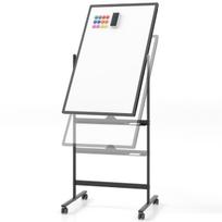 Magnetinė lenta 68x56x178cm., baltos/juodos spalvos