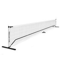 Badmintono tinklas 670x70,5x92,5cm., geltonos/mėlynos spalvos