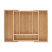Stalo įrankių padėklas 5,5x31,5x37cm., šviesiai rudos spalvos