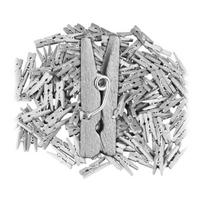 Skalbinių segtukų rinkinys 400 vienetų 2,5x0,8x0,3cm., sidabrinės spalvos
