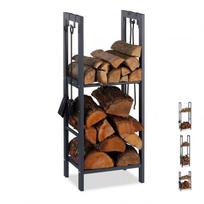 Stovas malkoms 100x40x30cm., tamsiai pilkos spalvos