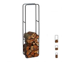 Stovas malkoms 150x40x25cm., tamsiai pilkos spalvos