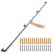 Anglinio plieno vamzdžių laiptų turėklai, 243,8 cm, 199,6 kg keliamoji galia