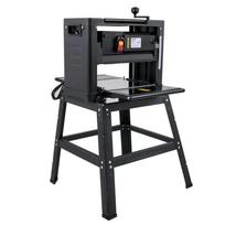 Storismo 330 mm medienos obliavimo staklės, 2000 W, 8000 aps./min, su geležiniu stovu ir dulkių ištraukiu