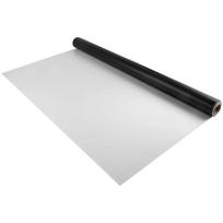 Nešiojama dvipusė šokių grindų aikštelė, 6,6 x 23 pėdų, PVC vinilas, juoda/balta