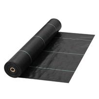 Sodo geotekstilės audinys, juodas, 120x3048 cm, 197 g/m², piktžoles blokuojantis