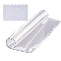 Skaidrus PVC stalo užtiesalas 12"x12" (305x305 mm), 1,5 mm storio, vandeniui atsparus