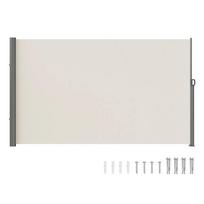 Ištraukiama šoninė markizė, 63''x118'', vandeniui atspari smėlio spalvos