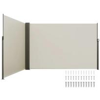 Ištraukiama šoninė markizė, 79x236 cm, smėlio spalvos, vandeniui atspari, UV 30+
