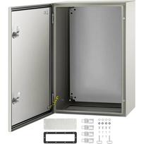 NEMA 4X plieninė elektros dėžutė 60x40x25 cm IP66, atspari vandeniui ir dulkėms
