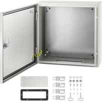 NEMA 4X plieninė elektros dėžutė 40x40x15 cm, IP66 atspari vandeniui ir dulkėms