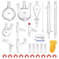 Laboratorinis 3,3 boro stiklo distiliavimo rinkinys, 29 vnt., 1000 ml